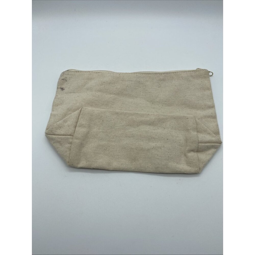 Wavy Bounce Curl Cream Canvas Zip Bag Pouch Organization Travel Kit - Picture 5 of 6